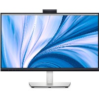 60,5cm/24 (1920x1080) Dell C2423H 16:9 5ms IPS HDMI DisplayPort VESA Pivot Speaker Camera Full HD Black/Silver