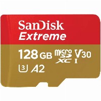 CARD 128GB SanDisk Extreme microSDXC 190MB/s +Adpater