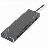DIGITUS USB-Hub 7-Port 3.0->7xA3.0 m.Netzteil schwarz