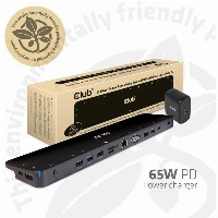 Club3D ChargingDock USB-C 3.2 ->7xUSB/DP/HDMI/LAN/Audio 65W