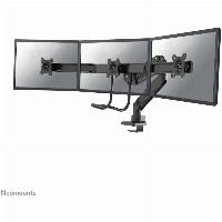 Neomounts NM-D775DX3BLACK Tischhalterung mit Tischhalterungsgriff für drei Flachbildschirme bis 27″ (68.6 cm)