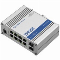 8+2P Teltonika TSW200 Industrial GSwitch 8x PoE+ (240W) 2x SFP