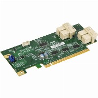 Supermicro AOC-SLG3-4E4R-O 12.8GB/s quad-Port Gen-3 Internal NVMe Host Bus Adapter