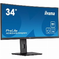 34/86,4cm (3440x1440) iiyama XCB3494WQSN 0,4ms HDMI DisplayPort USB 3.0 Height Adj. Stand Speaker Black