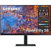 81,3cm/32 (3840x2160) Samsung S32B800PXP ViewFinity S8 S32B800PXU 16:9 5ms IPS HDMI DisplayPort USB-C VESA Pivot 4K Black