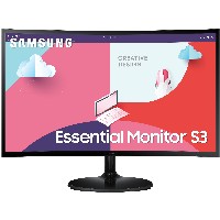 68,6cm/27 (1920x1080) Samsung C27F364EAU Essential 16:9 4ms 75Hz HDMI VGA Full HD Black