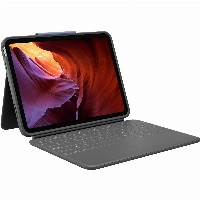 Logitech Rugged Folio - Tastatur und Foliohülle iPad 10. Generation graphite QWERTZ DE