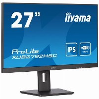 68.6cm/27 (1920x1080) iiyama XUB2792HSC-B5 16:9 4ms IPS HDMI DisplayPort USB-C VESA Pivot Speaker Full HD Black