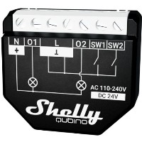 Shelly Relais ″Wave 2PM″ max. 16A 2 Kanäle Unterputz Messfunktion