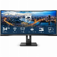 86,4cm/34″ (3440x1440) Philips B Line 346B1C 21:9 UWQHD Curved 5ms 100Hz HDMI DP USB-C Speaker Black