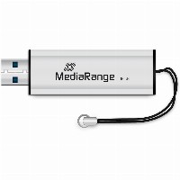 STICK 16GB USB 3.2 MEDIARANGE MR915 USB Type-A / Micro-USB Dia - Schwarz - Silber
