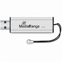 STICK 32GB USB 3.2 MEDIARANGE MR916 USB Typ-A - Dia - Schwarz - Silber