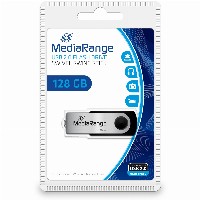 STICK 128GB MEDIARANGE MR913 Schwarz - Silber