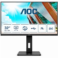 80cm/31,5″ (3840x2160) AOC P2 U32P2 4K UHD LED 75Hz 4ms USB3.2 2xHDMI DP LS Pivot Black