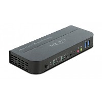 DELOCK HDMI KVM Switch 4K 60Hz mit USB 3.0 und Audio