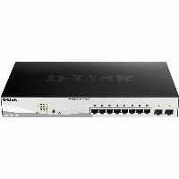 8P+2P D-Link DGS-1210-10MP/E M RM 2xSFP PoE (130W)