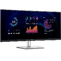 86,4cm/34″ (3440x1440) Dell P3424WE WQHD IPS Curved 21:9 60Hz 5ms HDMI DP USB-Hub VESA Black/Silver