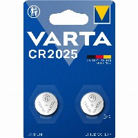 Batterie Knopfzelle CR2025 *Varta* 2-Pack