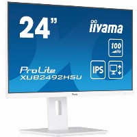 61cm/24″ (1920x1080) iiyama ProLite XUB2492HSU-W6 16:9 FHD IPS 100Hz 0,4ms HDMI DP Pivot Speaker White