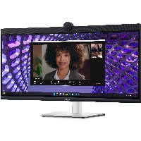 86,71cm/34″ (3440x1440) Dell P3424WEB 21:9 Curved WQHD IPS 60Hz 5ms HDMI DP RJ45 Webcam USB-C VESA Black/Silver