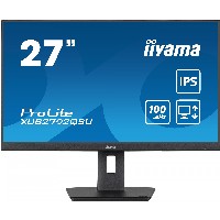 68,5cm/27″ (2560x1440) iiyama ProLite XUB2792QSU-B6 16:9 WQHD IPS 100Hz 0,4ms HDMI DP USB Pivot Speaker Black