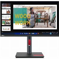 60,5cm/23,8″ (2560x1440) Lenovo ThinkVision P24q-30 16:9 QHD IPS 60Hz 4ms HDMI DP USB Vesa Black