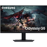 68,6cm/27″ (2460x1440) Samsung Odyssey G5 S27DG500EU QHD IPS LED Gaming 1ms 180Hz HDR400 HDMI DP Pivot Black
