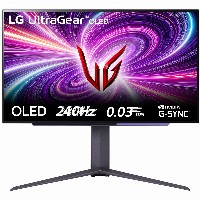68,6cm/27″ (2560x1440) LG Ultragear 27GS95QE-B 16:9 QHD OLED Gaming 0,03ms 240Hz HDR10 HDMI DP USB Privot Black