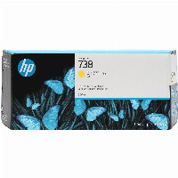 HP 738 300-ml Yellow DesignJet Ink Cartridge
