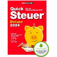 Lexware Quicksteuer Deluxe 2024 - 1 Device, bis zu 5 Steuererklärungen - ESD-DownloadESD