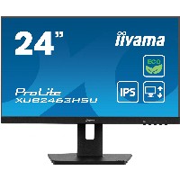 60,5cm/24″ (1920x1080) iiyama Prolite XUB2463HSU-B1 16:9 FHD IPS 100Hz 3ms HDMI DP USB LS Pivot Black