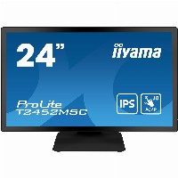 61cm/24″ (1920x1080) iiyama ProLite T2452MSC-B1 16:9 FHD IPS Touch 14ms HDMI DP USB-C Speaker Black