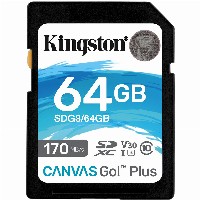 CARD 64GB Kingston Canvas Go! Plus XC 170MB/s