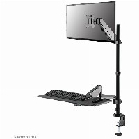 Neomounts DS90-325BL1 höhenverstellbarer, tischmontierter Arbeitsplatz für 17-32″ Bildschirme - Schwarz