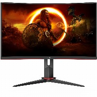 68,8cm/27″ (2560x1440) AOC Gaming CQ27G2S/BK 16:9 QHD Curved 1ms 165Hz HDR10 HDMI DP Black/Red