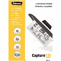 Fellowes Laminierfolie glänzend A4 125 Mikron 250 Stück