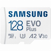 CARD 128GB Samsung EVO PLUS microSDXC UHS-I U3 inkl. SD Adapter
