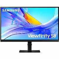 68cm/27″ (3840x2160) Samsung LS27D800UAUXEN 16:9 4K UHD IPS 5ms 60Hz DP HDMI USB-C Pivot KVM Black