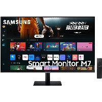 81,3cm/32″ (3840x2160) Samsung LS32DM700UUXEN 16:9 4K UHD 4ms 60Hz HDMI USB-C Tizen Wifi Speaker Black