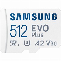 CARD 512GB Samsung EVO PLUS microSDXC UHS-I U3 inkl. SD Adapter