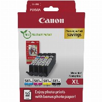 Canon Tinte CLI-581XL 2052C004 4er Multipack (BKMCY) + Fotopapier