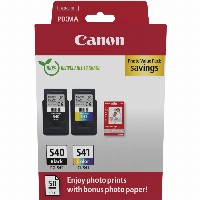 Canon Tinte PG-540/CL-541 5225B013 2er Multipack (BK/Color) inkl. Fotopapier