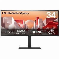 86,72cm/34″ (3440x1440) LG 34BA75QE-B 21:9 WQHD IPS Curved 5ms 60Hz HDR10 HDMI DP USB-C Speaker
