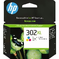 HP Tinte 302 XL F6U67AE Color (Cyan/Magenta/Gelb)