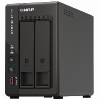 QNAP TS-253E NAS-Server 2 Schächte Intel Celeron J6412 2,6GHz SATA 6Gb/s