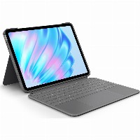 Logitech Combo Touch Tastatur Trackpad Apple iPad Air 11-13 Oxford Gray