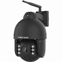 FOSCAM SD8P Outdoor P&T WiFi Kamera Schwarz