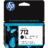 HP 712 38-ml Black DesignJet Ink Cartridge