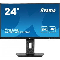 60,5cm/23,8″ (1920x1080) iiyama ProLite XUB2497HSN-B2 16:9 FHD IPS 1ms 100Hz HDMI DP USB-Hub Speaker Pivot Black
