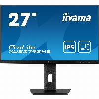 68,6cm/27″ (1920x1080) iiyama XUB2793HS-B7 FHD 1ms 100Hz HDMI Black